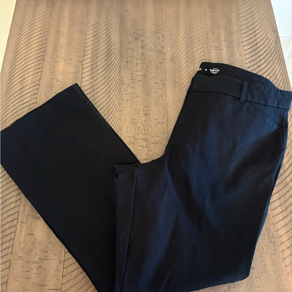 Old Navy Black Flare Pixie Pants